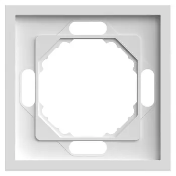 Рамка Эмили 1-местная, PFR00-5001-01, белый фарфор