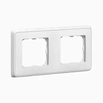 Рамка Legrand Cariva 2-постовая, белая