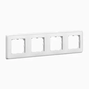 Рамка Legrand Cariva 4-постовая, белая