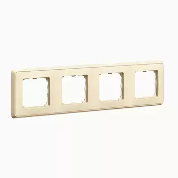 Рамка Legrand Cariva 4-постовая, слоновая кость
