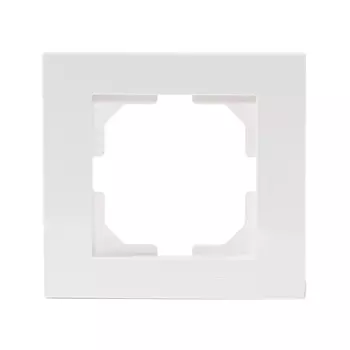 Рамка одинарная ARVIA, цвет белый