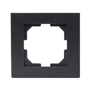 Рамка одинарная KAREN ARVIA, цвет черный