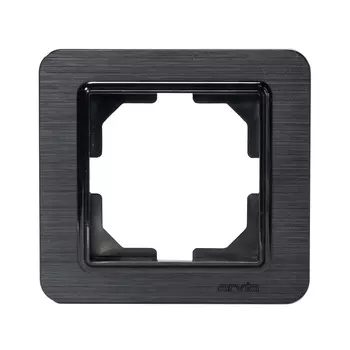 Рамка одинарная Lavin ARVIA, цвет черный