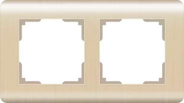 Рамка WERKEL на 2 поста шампань WL12-Frame-02