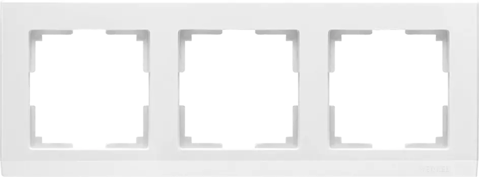 Рамка WERKEL на 3 поста WL04-Frame-03 белый (аналог 028923)