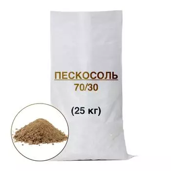 Реагент противогололедный Пескосоль, 25 кг