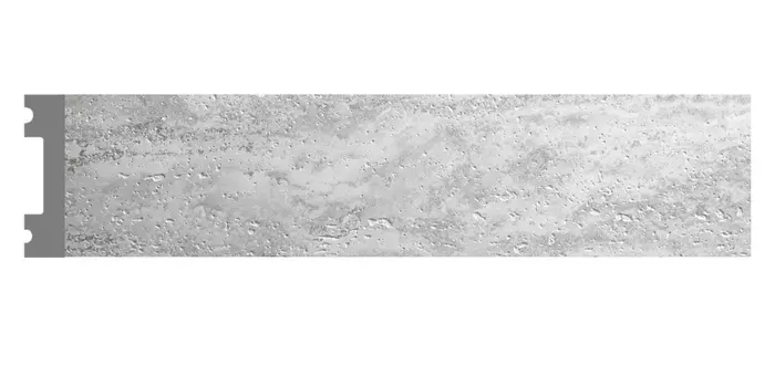 Рейка на стену 41х10х2900 Светло-серый