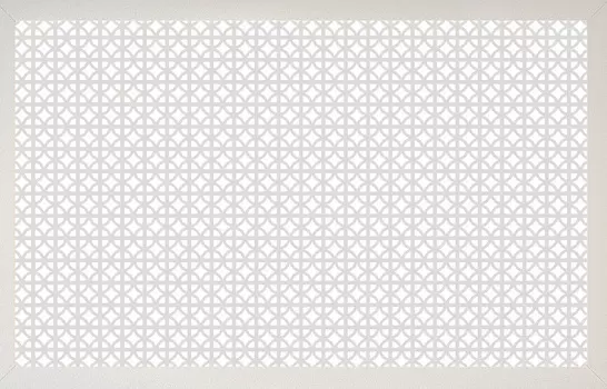 Решетка для радиатора Presko 600х900 мм рамка 30 мм, паз, белый/эфес/белый