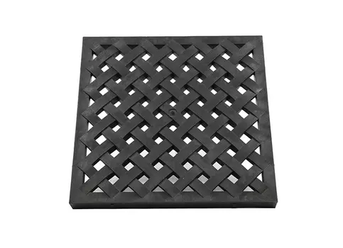 Решетка пластиковая усиленная к дождеприемнику, черный