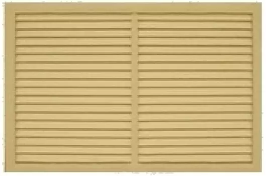 Решетка радиаторная П60120Р бежевая