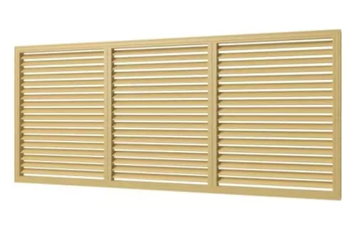 Решетка радиаторная П60150Р бежевая