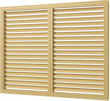 Решетка радиаторная П6090Р бежевая