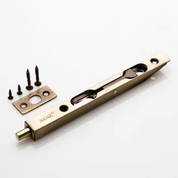 Ригель РЕНЦ 160 мм, бронза античная