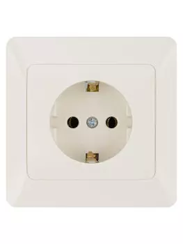 Розетка 2П+3 TDM "Ильмень" 16А 250В, слоновая кость