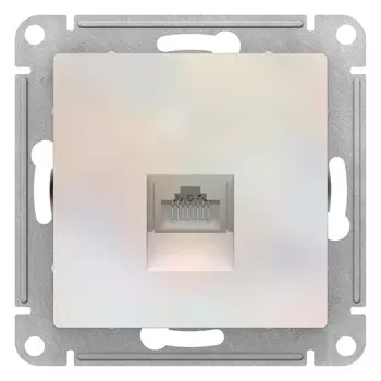 Розетка ATLASDESIGN компьютерная RJ45, механизм, жемчуг
