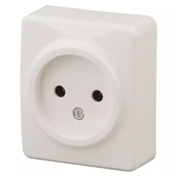 Розетка Эра Эксперт2P, 11-2201-02 16АХ-250В, ОУ, сл.кость (24)