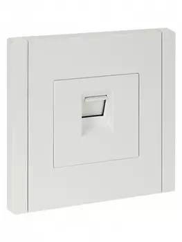 Розетка компьютерная IEK FORTE&PIANO RJ45 категория 5E FP232 белая