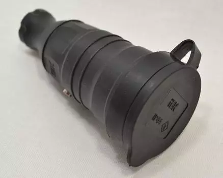 Розетка с защитной крышкой переносная ИЭК, ОМЕГА IP44