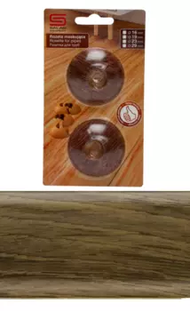Розетки для труб Salag 23 орех модена 23 мм (2шт/упак)