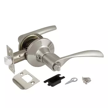 Ручка Ajax защелка DK610 SN-BK (6010 SN-B) (фик.) мат. никель