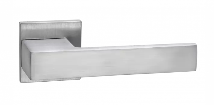 Ручка дверная "Бискотти", серия SLIM, супер сатин хром