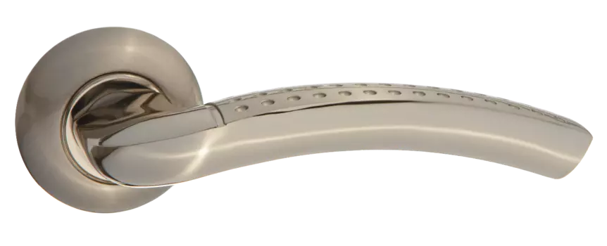 Ручка дверная "Джелато", ник. мат./ник. блест. 510-08 SN/NP