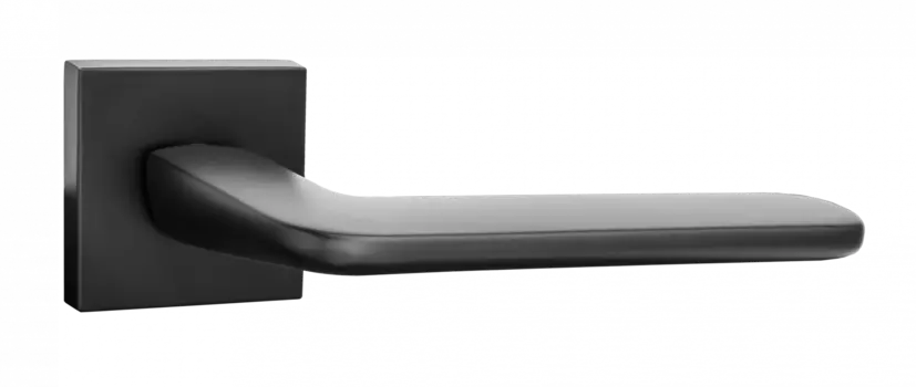 Ручка дверная "Гляссе", серия SLIM, черный