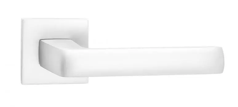 Ручка дверная "Эспрессо", серия SLIM, матовый супер белый