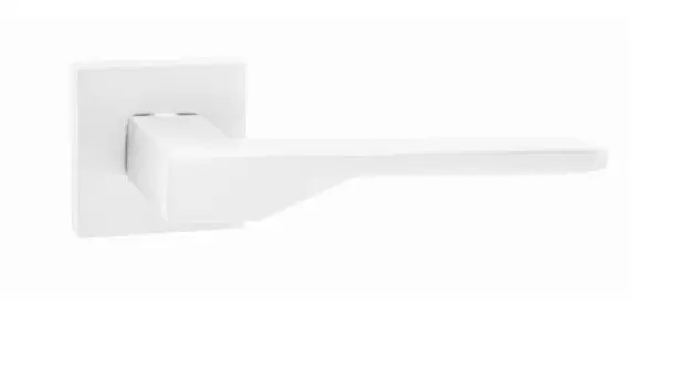 Ручка дверная "Канноли", матовый супер белый