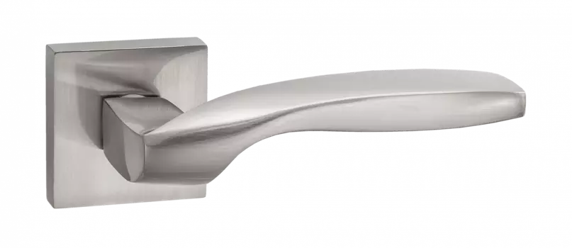 Ручка дверная "Нутелла", никель матовый