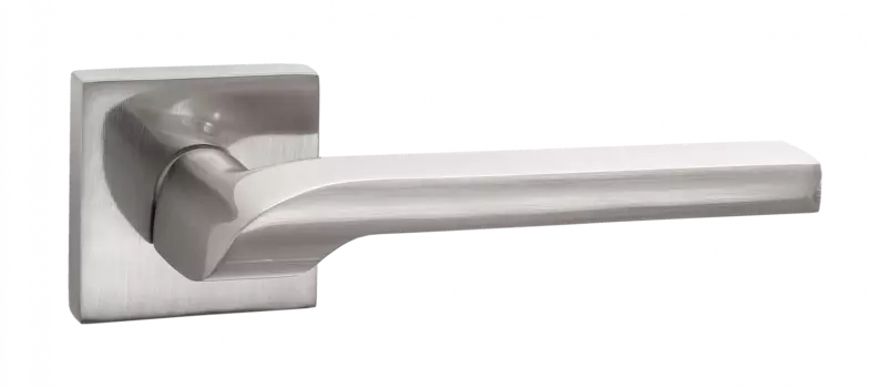 Ручка дверная "Пастьера", никель матовый,