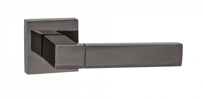Ручка дверная "Песто", черный никель AL 521-03 BN