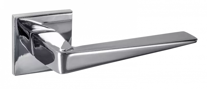 Ручка дверная "Раф", серия SLIM, хром блестящий