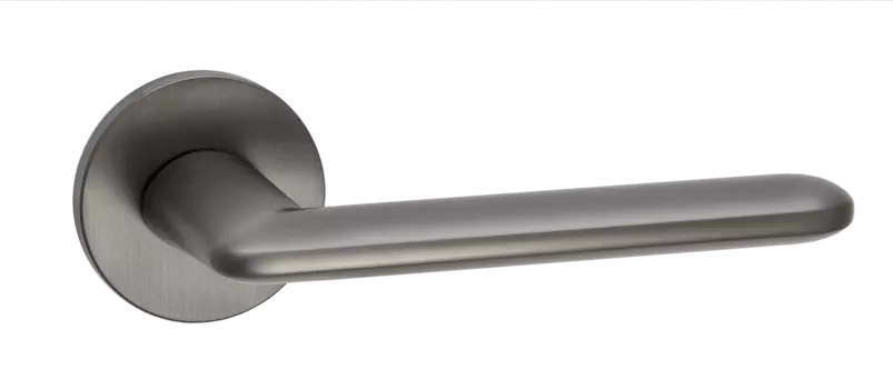 Ручка дверная "Ристретто", сер. SLIM, матовый черный никель,