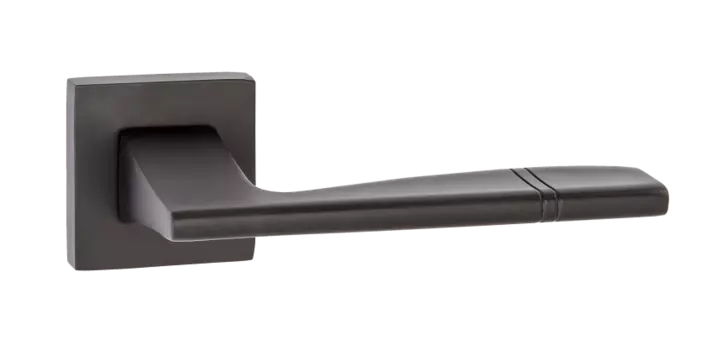 Ручка дверная "Риволи", матовый черный никель,