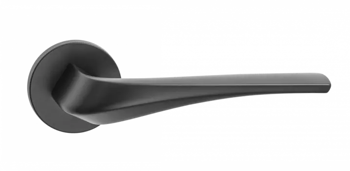 Ручка дверная "Соффиони", сер. SLIM, черный,