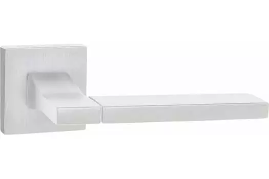 Ручка дверная "Тирамису", матовый супер белый