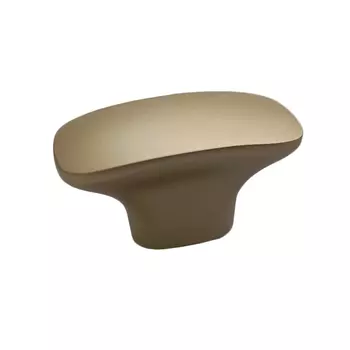 Ручка-кнопка мебельная Trodos "2063K" сплав ЦАМ, золото матовый, хедер,