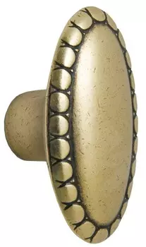 Ручка мебельная Tech-Krep кнопка GG 3105 бронза, 1шт