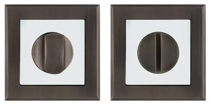 Ручка поворотная BK6 QL GR/CP-23 графит/хром