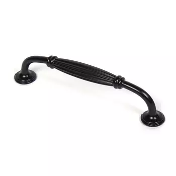 Ручка-скоба, 128мм, черная, L4.008.128BL