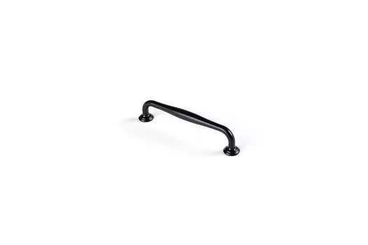 Ручка-скоба, 128мм, черная, L4.016.128BL