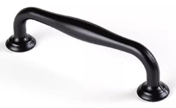 Ручка-скоба, 96мм, черная, L4.016.96BL