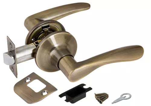 Ручка-защелка 6020 АВ-P (без фиксатора), бронза