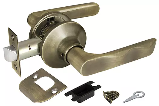 Ручка-защелка 6024 AB-P (без фиксатора) бронза