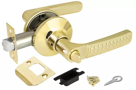 Ручка-защелка 6026 PB-B (фиксатор) золото