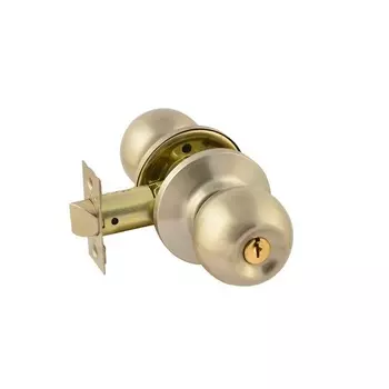 Ручка ЗШ-01 (мат.никель) Защелка м/к (ключ/фикс.)