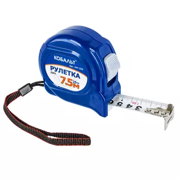 Рулетка 7,5м x 25мм Кобальт Луч