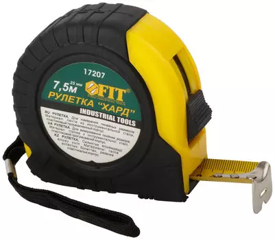 Рулетка 7,5мх25мм, фиксатор Успех Хард