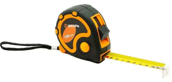 Рулетка 7,5мх25мм Вихрь
